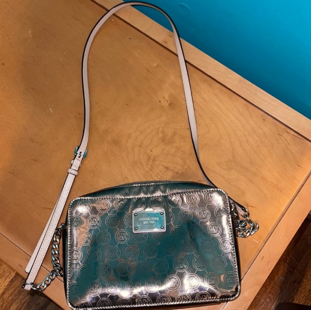 Michael Kors Metallic Crossbody Bag